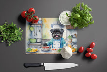 Load image into Gallery viewer, Affenpinscher The Chef Glass Cutting Boards – Durable, Decorative Kitchen Art