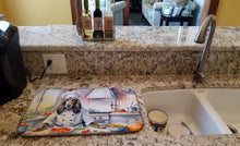 Load image into Gallery viewer, Afghan Hound The Chef Dish Drying Mat