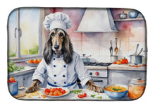 Load image into Gallery viewer, Afghan Hound The Chef Dish Drying Mat