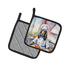 Load image into Gallery viewer, Afghan Hound The Chef Pot Holders - Set of 2 Decorative Kitchen Helpers | Made in the USA