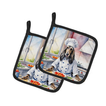 Load image into Gallery viewer, Afghan Hound The Chef Pot Holders - Set of 2 Decorative Kitchen Helpers | Made in the USA