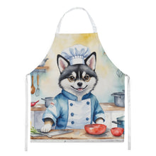 Load image into Gallery viewer, Alaskan Klee Kai The Chef Apron – Artist-Designed Kitchen, BBQ &amp; Craft Apron