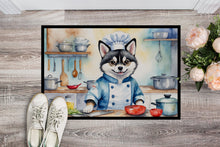 Load image into Gallery viewer, Alaskan Klee Kai The Chef Doormat-24x36 Indoor / Outdoor Rug | Made in USA