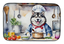 Load image into Gallery viewer, Alaskan Malamute The Chef Dish Drying Mat