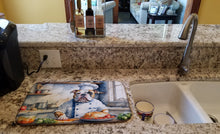 Load image into Gallery viewer, American Bulldog The Chef Dish Drying Mat
