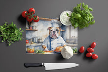 Load image into Gallery viewer, American Bulldog The Chef Glass Cutting Boards – Durable, Decorative Kitchen Art