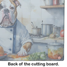 Load image into Gallery viewer, American Bulldog The Chef Glass Cutting Boards – Durable, Decorative Kitchen Art