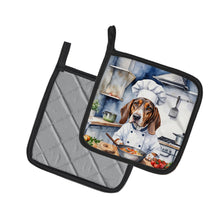 Load image into Gallery viewer, American English Coonhound The Chef Pot Holders - Set of 2 Decorative Kitchen Helpers | Made in the USA