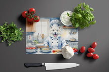 Load image into Gallery viewer, American Eskimo The Chef Glass Cutting Boards – Durable, Decorative Kitchen Art