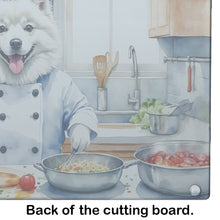 Load image into Gallery viewer, American Eskimo The Chef Glass Cutting Boards – Durable, Decorative Kitchen Art