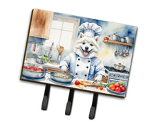 Load image into Gallery viewer, American Eskimo The Chef Leash or Key Holder