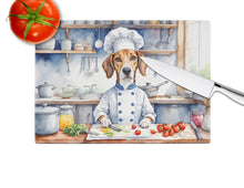 Load image into Gallery viewer, American Foxhound The Chef Glass Cutting Boards – Durable, Decorative Kitchen Art