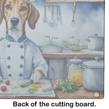 Load image into Gallery viewer, American Foxhound The Chef Glass Cutting Boards – Durable, Decorative Kitchen Art