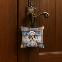 Load image into Gallery viewer, American Foxhound The Chef Hanging Square Fabric Ornament 3.5 × 3.5