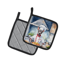 Load image into Gallery viewer, American Hairless Terrier The Chef Pot Holders - Set of 2 Decorative Kitchen Helpers | Made in the USA