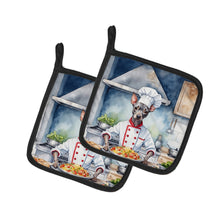 Load image into Gallery viewer, American Hairless Terrier The Chef Pot Holders - Set of 2 Decorative Kitchen Helpers | Made in the USA