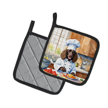 Load image into Gallery viewer, American Water Spaniel The Chef Pot Holders - Set of 2 Decorative Kitchen Helpers | Made in the USA