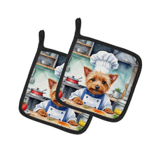Load image into Gallery viewer, Australian Terrier The Chef Pot Holders - Set of 2 Decorative Kitchen Helpers | Made in the USA