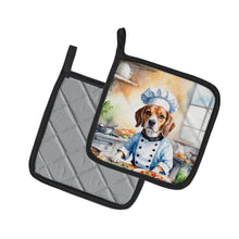 Load image into Gallery viewer, Beagle The Chef Pot Holders - Set of 2 Decorative Kitchen Helpers | Made in the USA