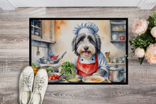 Load image into Gallery viewer, Bearded Collie The Chef Doormat-24x36 Indoor / Outdoor Rug | Made in USA