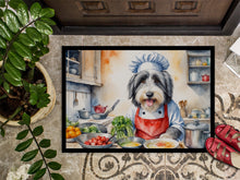 Load image into Gallery viewer, Bearded Collie The Chef Doormat-24x36 Indoor / Outdoor Rug | Made in USA