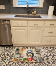 Load image into Gallery viewer, Bearded Collie The Chef Memory Foam Kitchen Mat