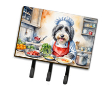 Load image into Gallery viewer, Bearded Collie The Chef Leash or Key Holder