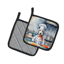Load image into Gallery viewer, Bedlington Terrier The Chef Pot Holders - Set of 2 Decorative Kitchen Helpers | Made in the USA