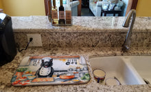 Load image into Gallery viewer, Belgian Sheepdog The Chef Dish Drying Mat