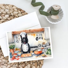 Load image into Gallery viewer, Belgian Sheepdog The Chef Greeting Cards - Blank Note Cards – 8-Pack of Artist-Designed Cards with Envelopes