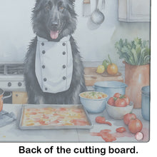 Load image into Gallery viewer, Belgian Sheepdog The Chef Glass Cutting Boards – Durable, Decorative Kitchen Art