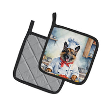 Load image into Gallery viewer, Belgian Tervuren The Chef Pot Holders - Set of 2 Decorative Kitchen Helpers | Made in the USA
