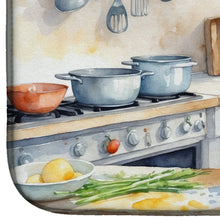 Load image into Gallery viewer, Bergamasco Sheepdog The Chef Dish Drying Mat