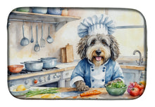 Load image into Gallery viewer, Bergamasco Sheepdog The Chef Dish Drying Mat