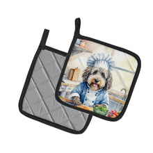 Load image into Gallery viewer, Bergamasco Sheepdog The Chef Pot Holders - Set of 2 Decorative Kitchen Helpers | Made in the USA