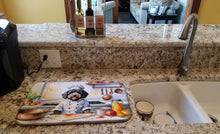 Load image into Gallery viewer, Bernedoodle The Chef Dish Drying Mat