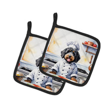 Load image into Gallery viewer, Bernedoodle The Chef Pot Holders - Set of 2 Decorative Kitchen Helpers | Made in the USA