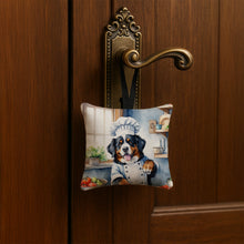 Load image into Gallery viewer, Bernese Mountain Dog The Chef Hanging Square Fabric Ornament 3.5 × 3.5