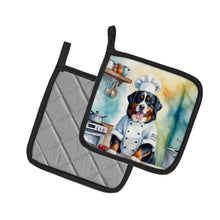 Load image into Gallery viewer, Bernese Mountain Dog The Chef Pot Holders - Set of 2 Decorative Kitchen Helpers | Made in the USA