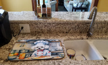 Load image into Gallery viewer, Bichon Frise The Chef Dish Drying Mat