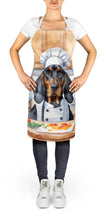 Load image into Gallery viewer, Black and Tan Coonhound The Chef Apron – Artist-Designed Kitchen, BBQ &amp; Craft Apron