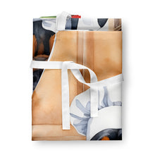 Load image into Gallery viewer, Black and Tan Coonhound The Chef Apron – Artist-Designed Kitchen, BBQ &amp; Craft Apron