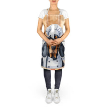 Load image into Gallery viewer, Black and Tan Coonhound The Chef Apron – Artist-Designed Kitchen, BBQ &amp; Craft Apron