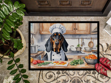 Load image into Gallery viewer, Black and Tan Coonhound The Chef Doormat-24x36 Indoor / Outdoor Rug | Made in USA