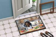Load image into Gallery viewer, Black and Tan Coonhound The Chef Doormat-24x36 Indoor / Outdoor Rug | Made in USA
