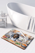 Load image into Gallery viewer, Black and Tan Coonhound The Chef Memory Foam Kitchen Mat