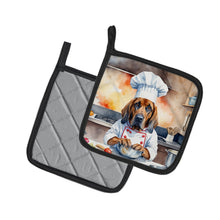 Load image into Gallery viewer, Bloodhound The Chef Pot Holders - Set of 2 Decorative Kitchen Helpers | Made in the USA