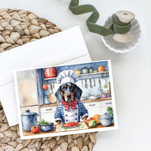 Load image into Gallery viewer, Bluetick Coonhound The Chef Greeting Cards - Blank Note Cards – 8-Pack of Artist-Designed Cards with Envelopes
