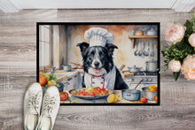 Load image into Gallery viewer, Border Collie The Chef Doormat-24x36 Indoor / Outdoor Rug | Made in USA