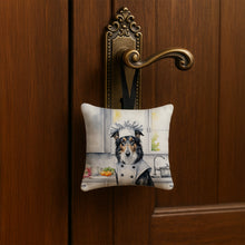 Load image into Gallery viewer, Borzoi The Chef Hanging Square Fabric Ornament 3.5 × 3.5